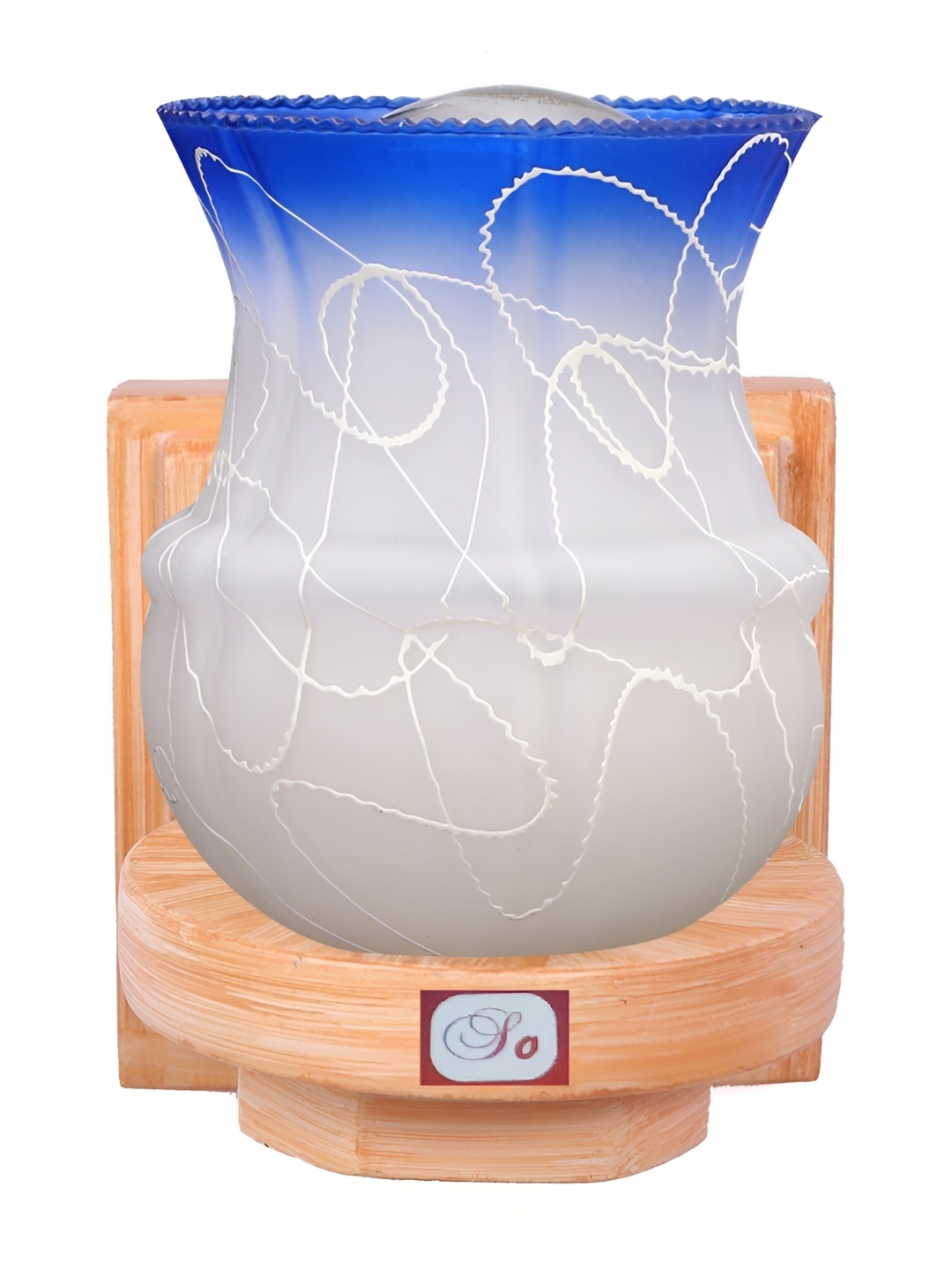 

Afast Blue Glass Wall Lamp