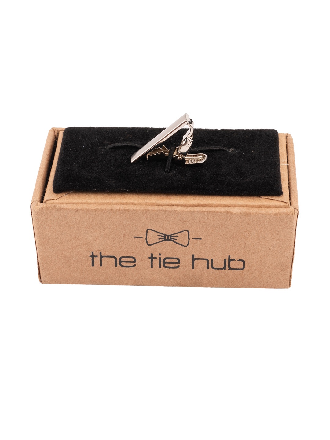 

The Tie Hub Men Brass Minimal Tie Pin, Silver