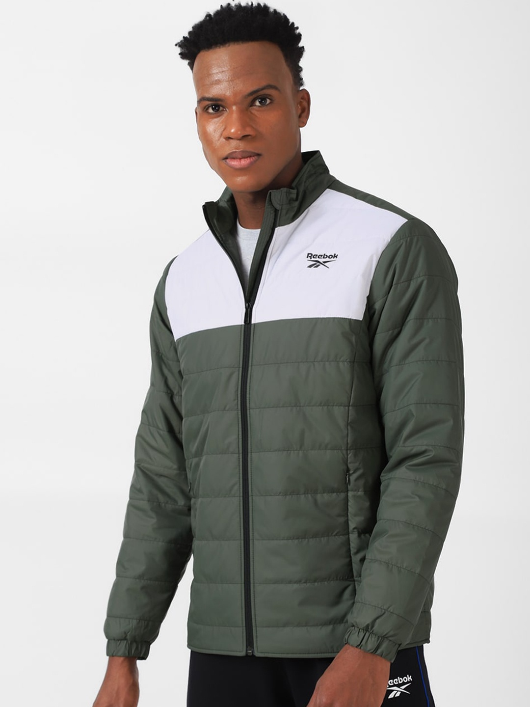 

Reebok Light Padded Mp Sports Jackets, Green