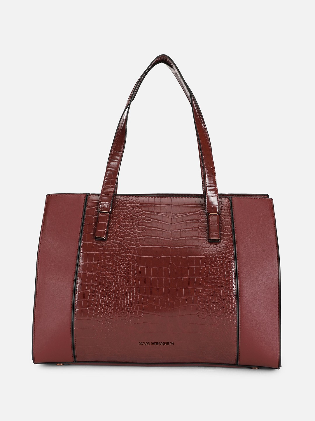 

Van Heusen Textured Shopper Tote Bag, Maroon