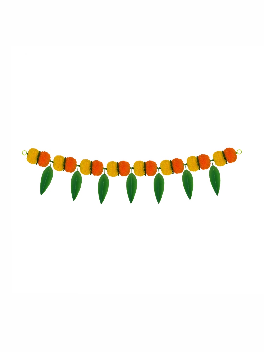 

iHandikart Yellow & Orange Hanging Marigold Artificial Flower