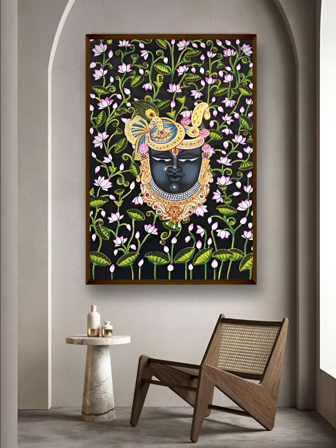 

Artsense Black & Green Canvas Abstract Painting Wall Art
