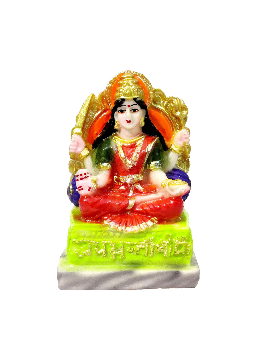 

GLOOKS Red & White Maa Santoshi Idol Showpiece