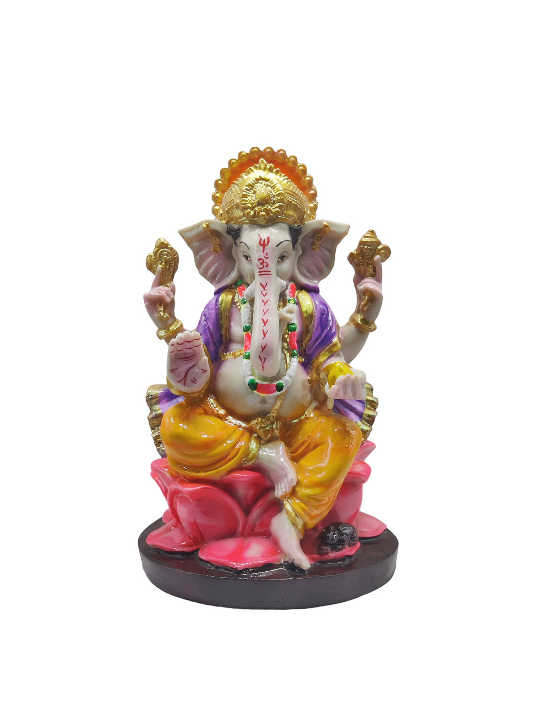 

GLOOKS Ganpati Vinayak Idol Showpiece, White