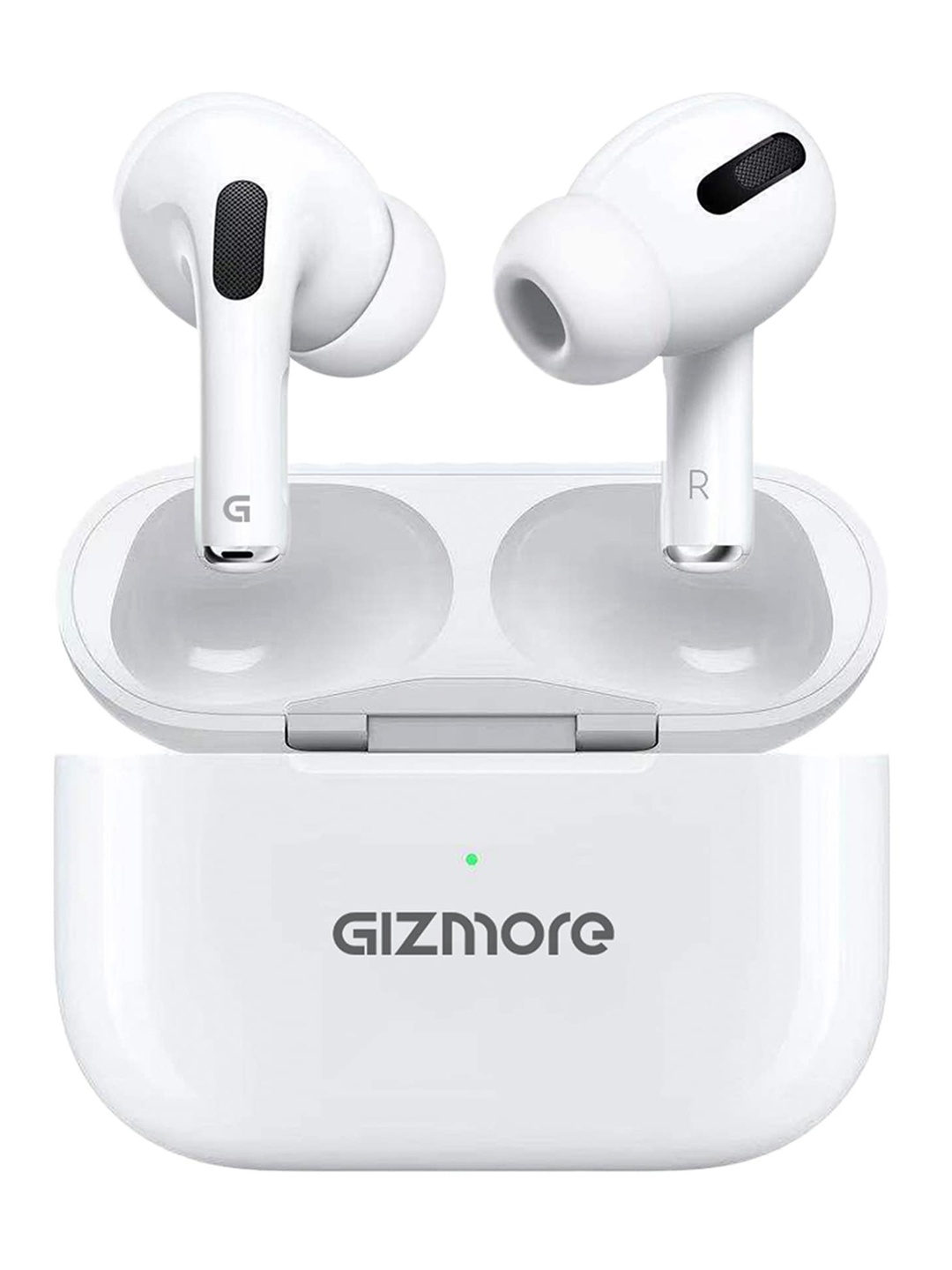 

GIZMORE 862 TWS In-Ear Earbuds Type-C Fast Charging with 12 Hours Playtime, White