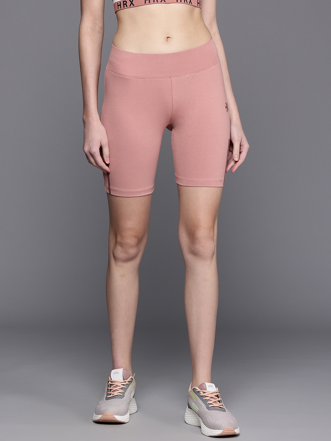 

HRX by Hrithik Roshan Women Slim Fit Lifestyle Shorts, Rose