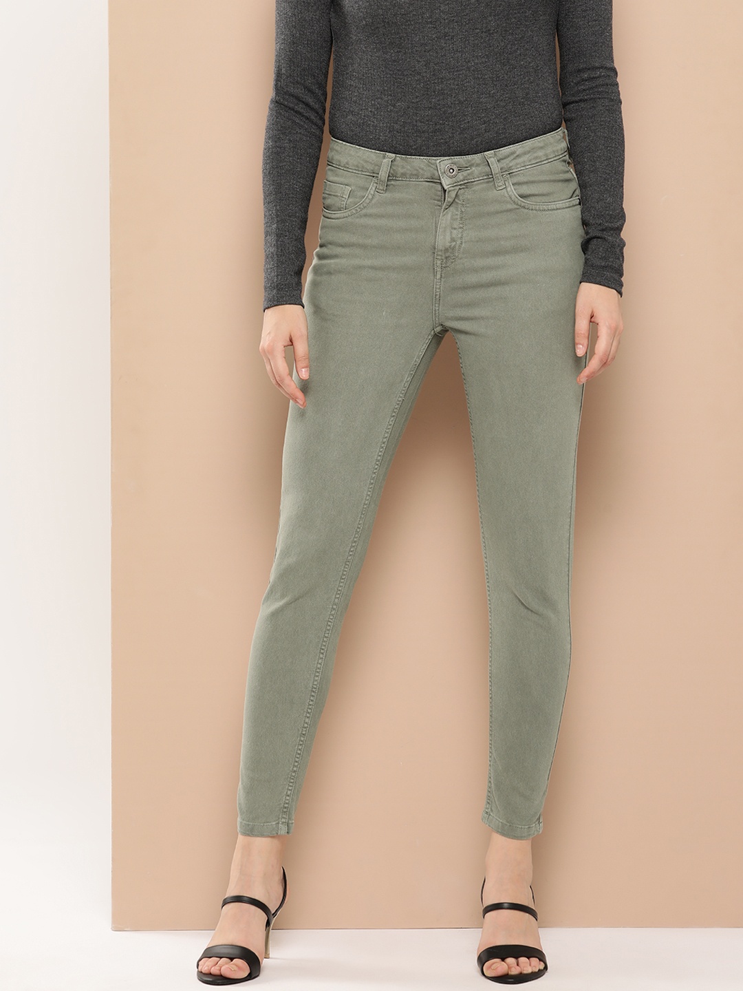 

Chemistry Women Skinny Fit Jeans, Olive