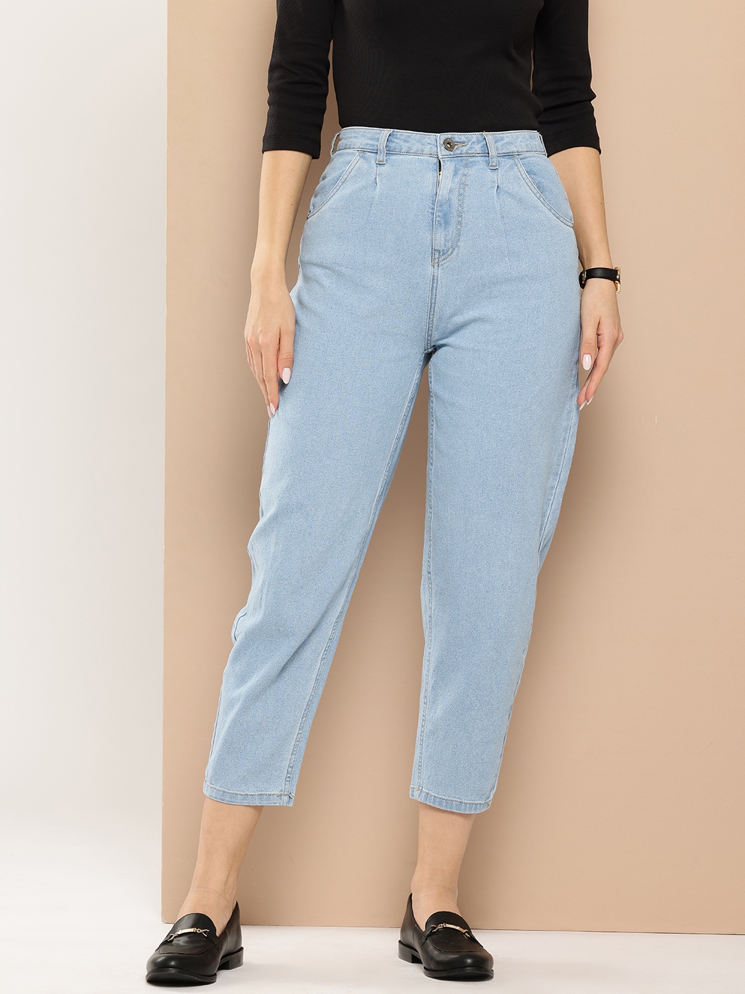 

Chemistry Women Slouchy High-Rise Jeans, Blue