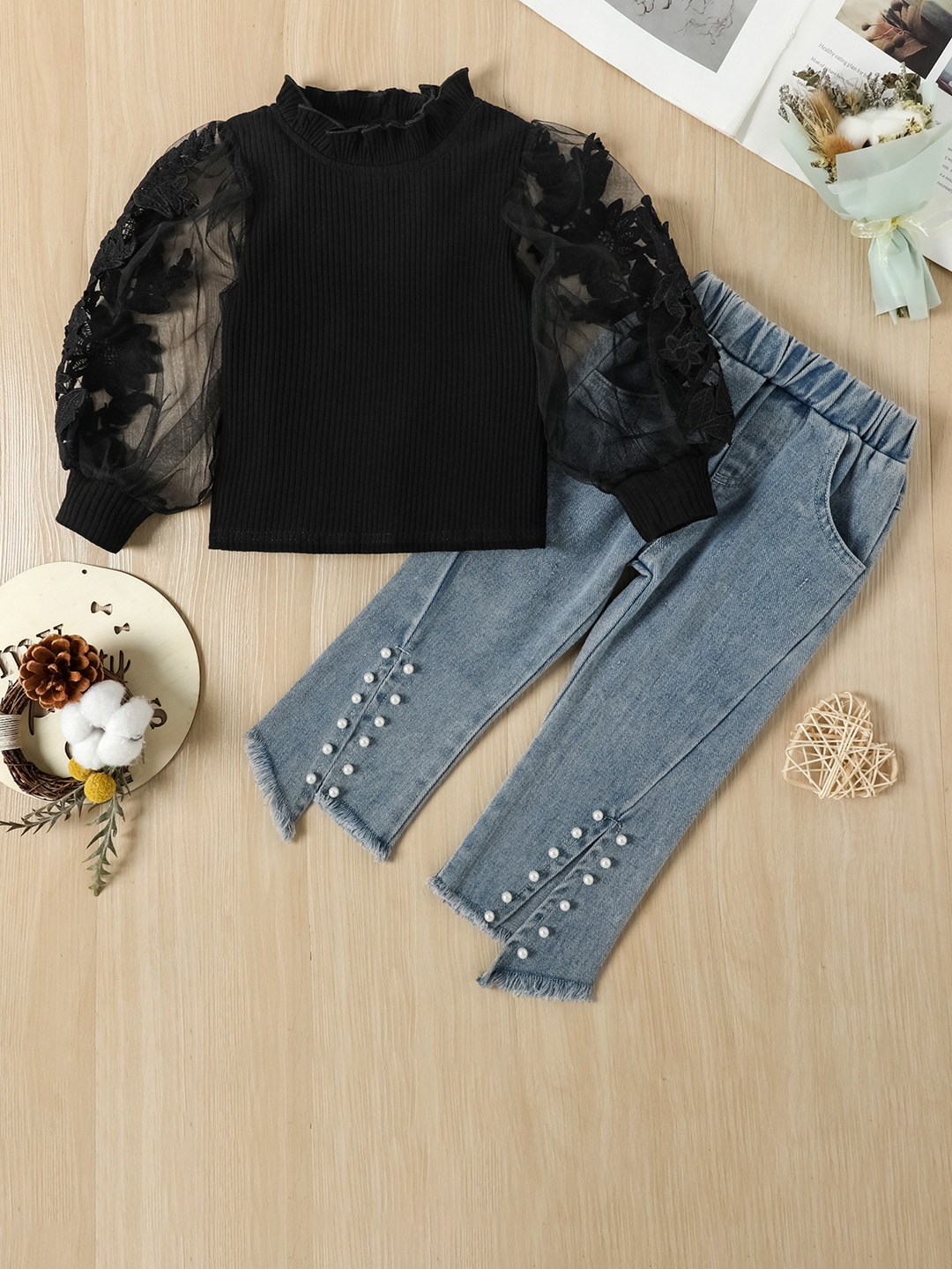 

INCLUD Girls Black Top