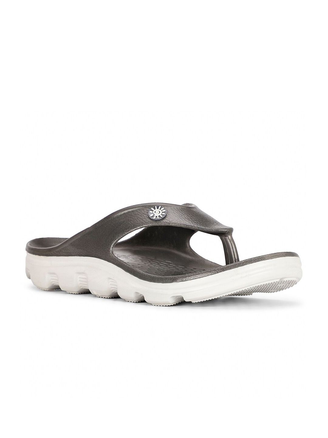 

Bata Men Rubber Thong Flip-Flops, Grey