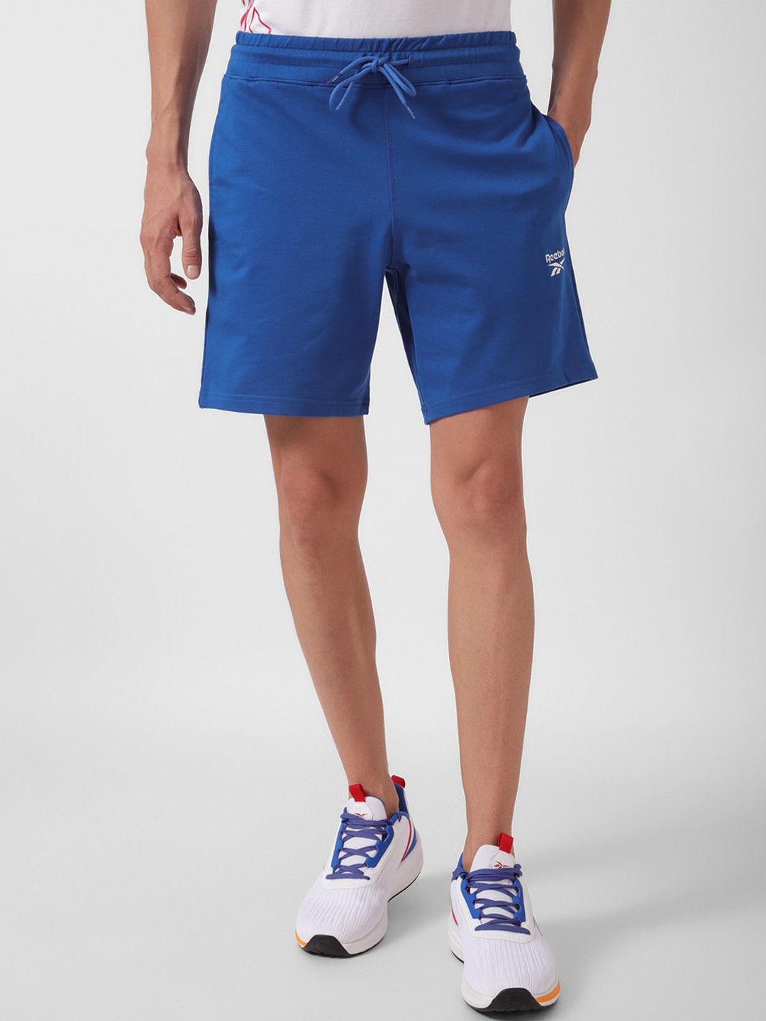 

Reebok Men Mid-Rise Sports Shorts, Blue