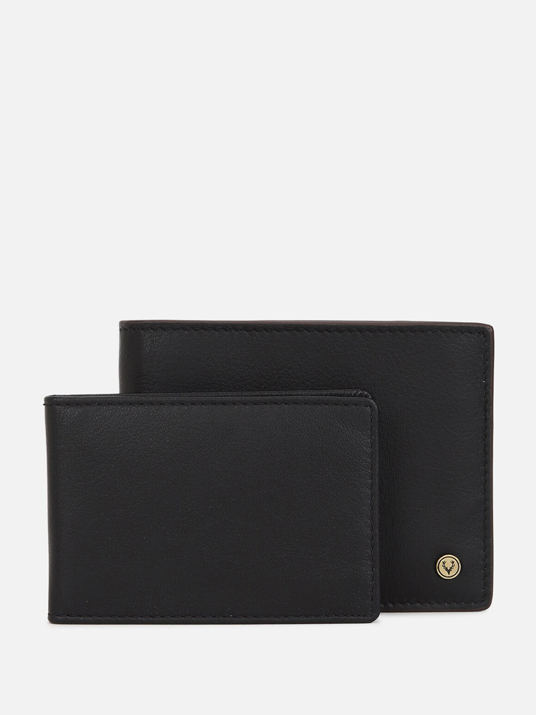 

Allen Solly Leather Two Fold Wallet, Black