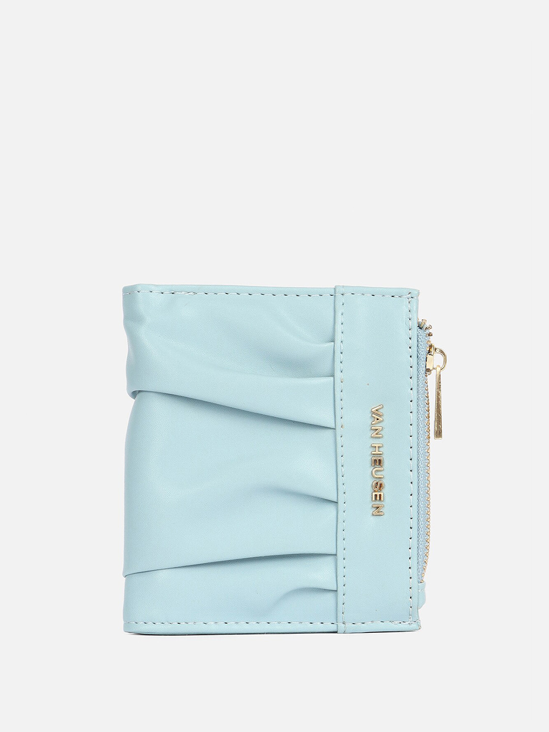 

Van Heusen Textured Leather Wallets, Blue