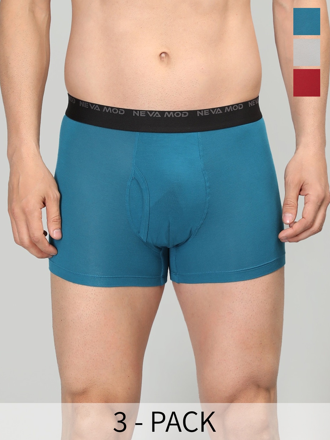 

NEVA Pack Of 3 Trunks MD300-SvMT, Grey