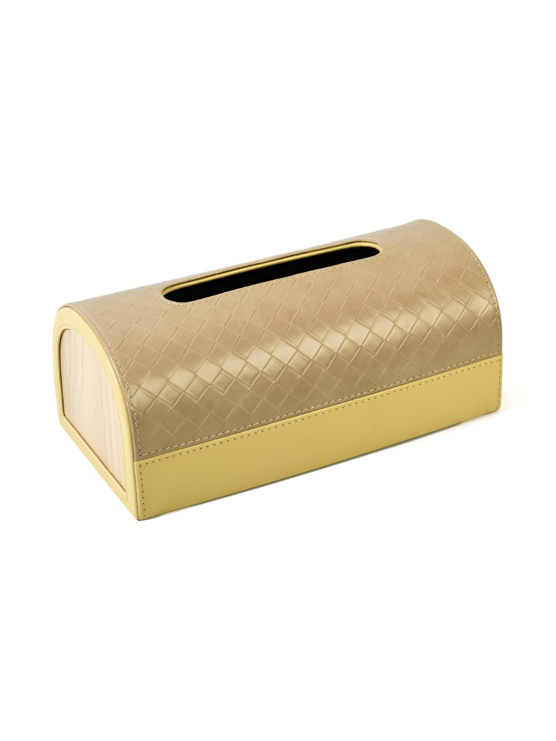 

ICHKAN Capsule Cream Textured Vegan Leather Tissue Holder