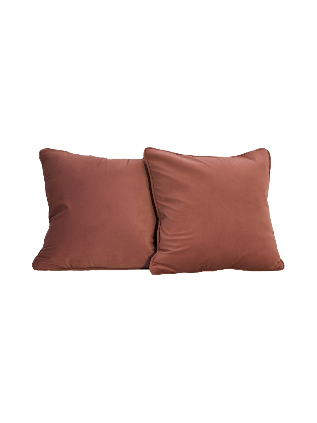 

CASA-NEST Brown Viscose Rayon Cushion Covers