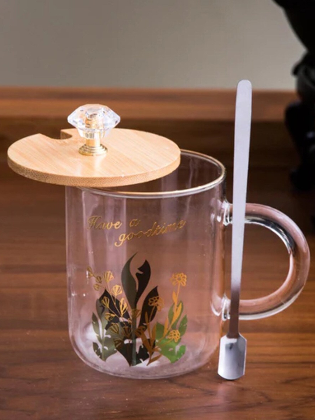 

THEDECORKART Multicoloured Solid Ceramic Fashion Set of Cups and Mugs, Transparent