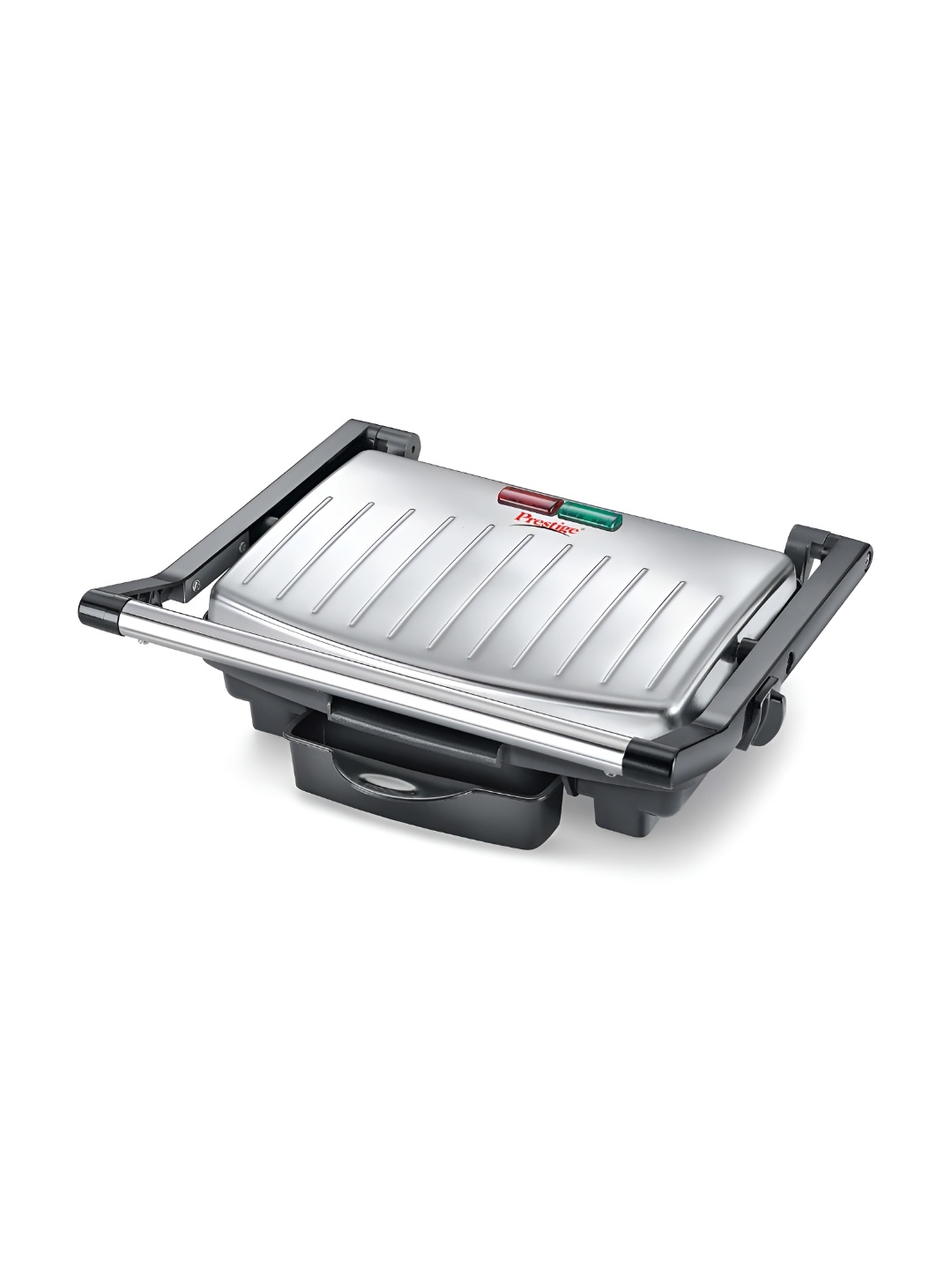 

Prestige Silver toned & Black PEG 7.0 Electric Griller With Oil Collector-1000 W