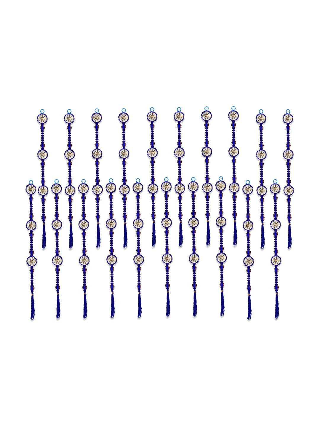 

iHandikart Blue 20 Pieces Hanging Festive Decor