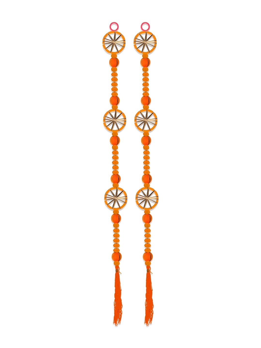 

iHandikart Orange 20 Pieces Hanging Garlands