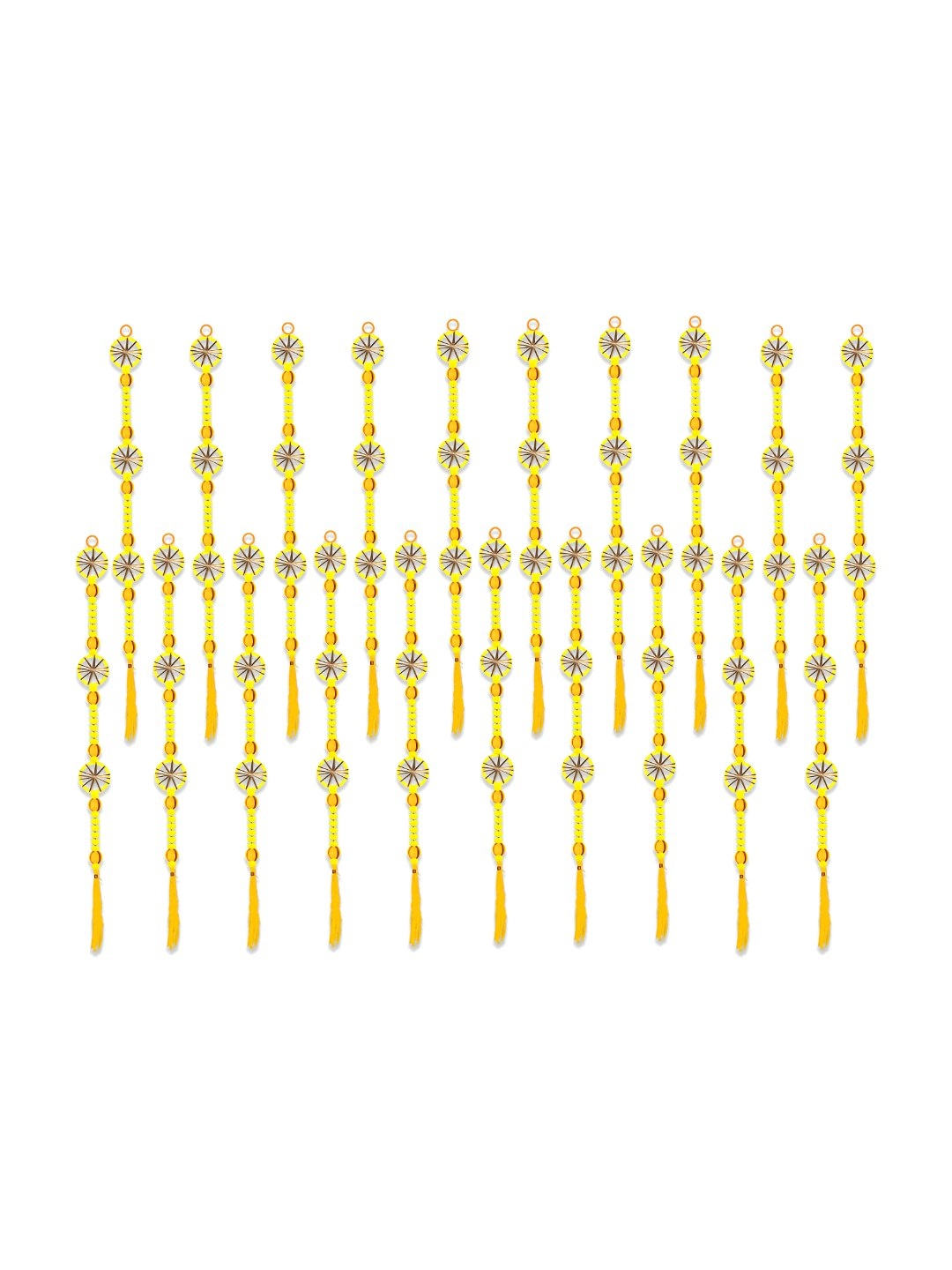 

iHandikart Yellow 20 Pieces Hanging Garlands