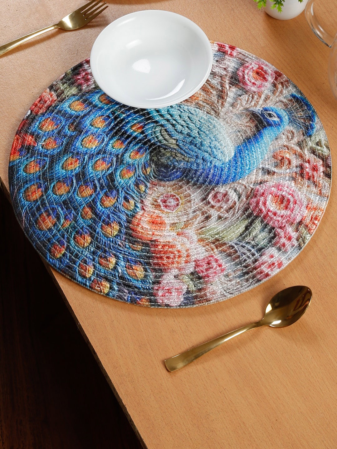 

SOKNACK Blue & Pink Printed Table Placemats