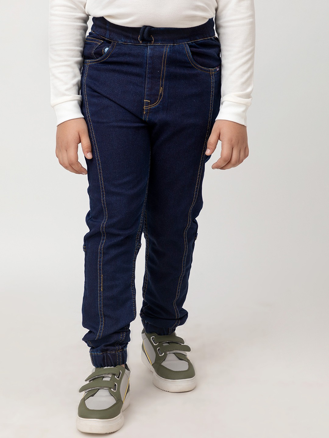 

Purple United Kids Boys Straight Fit Jeans, Navy blue