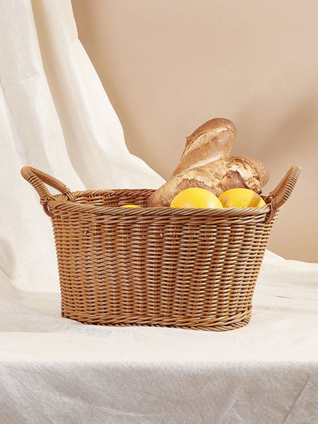 Mason Home Brown Oval Fruit and Vegetable Basket