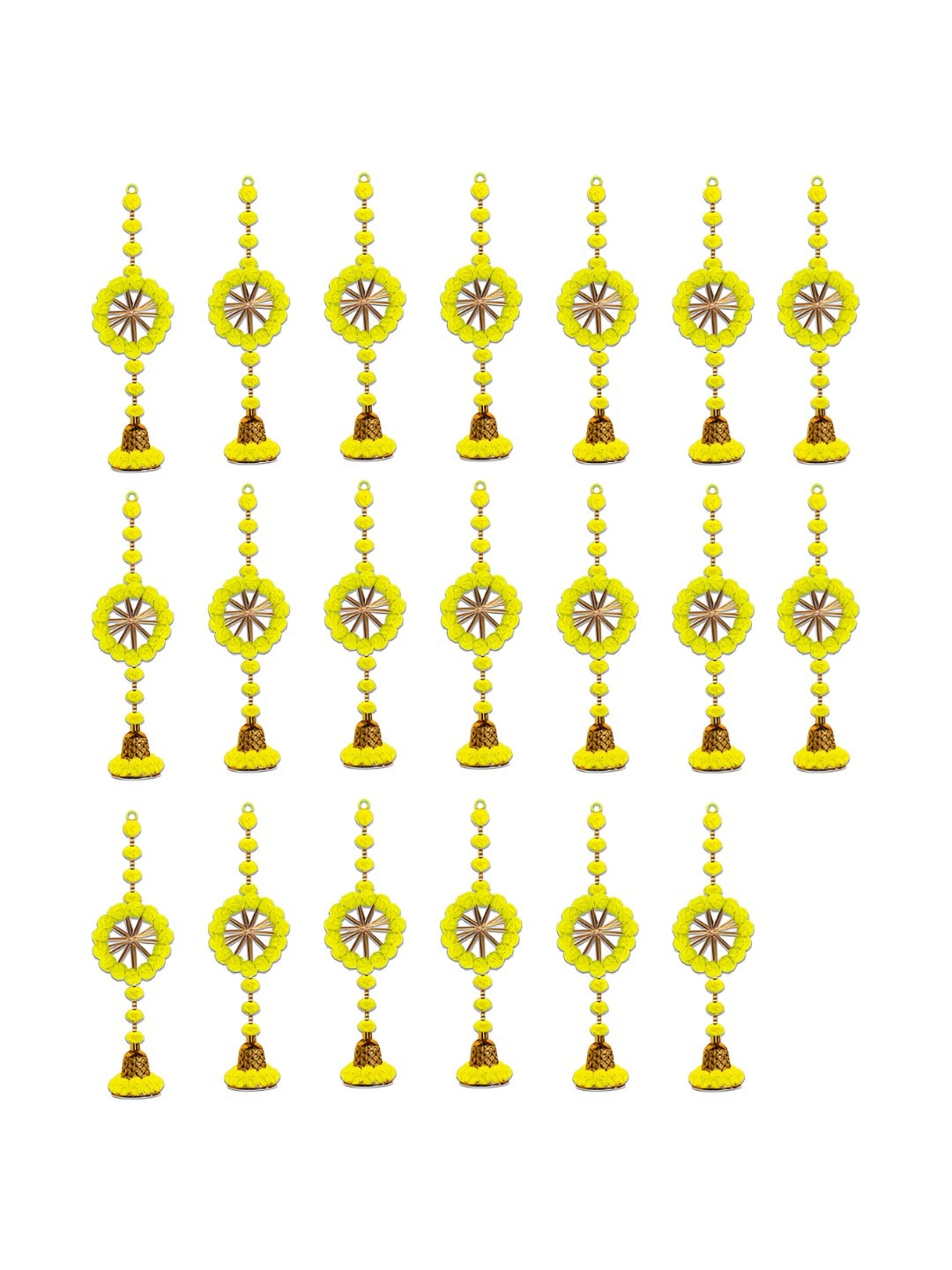 

iHandikart Yellow 20 Pieces Wall Hanging