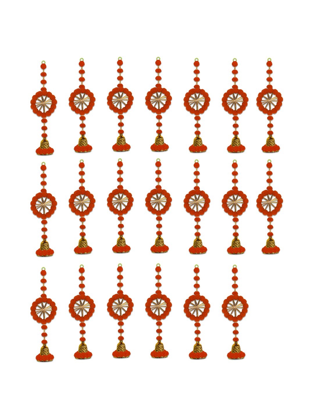 

iHandikart Red 20 Pieces Hanging Festive Decor