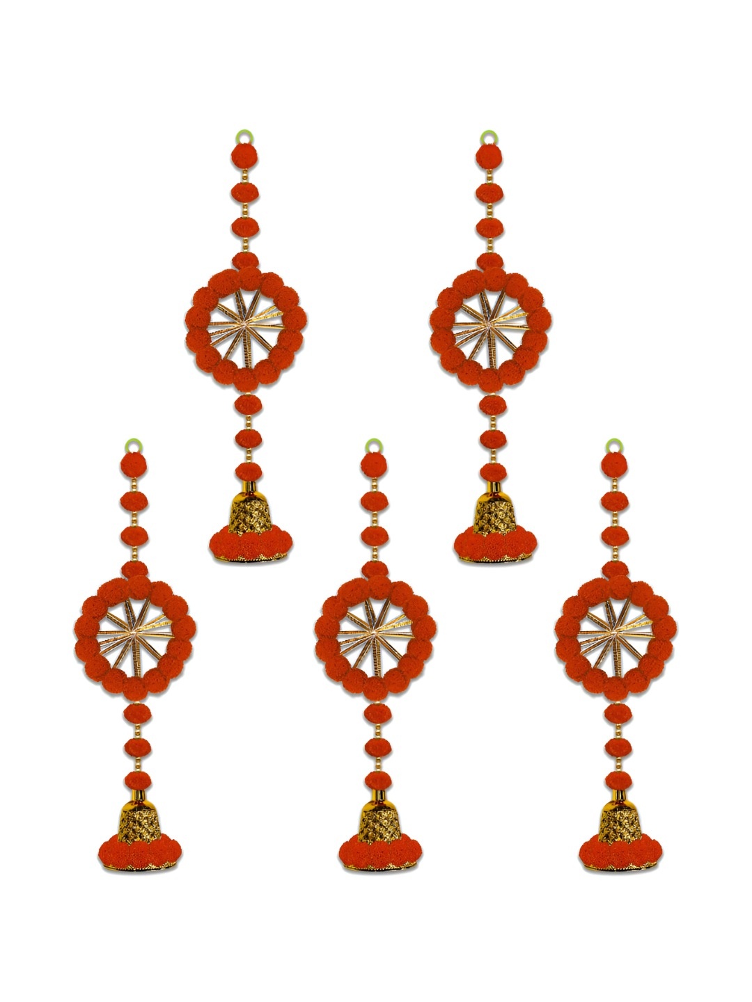 

iHandikart Red 5 Pieces Wall Hanging
