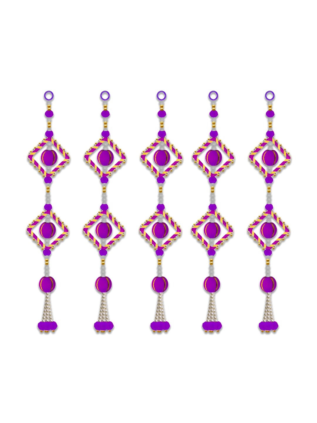 

iHandikart Pink 5 Pieces Wall Hanging