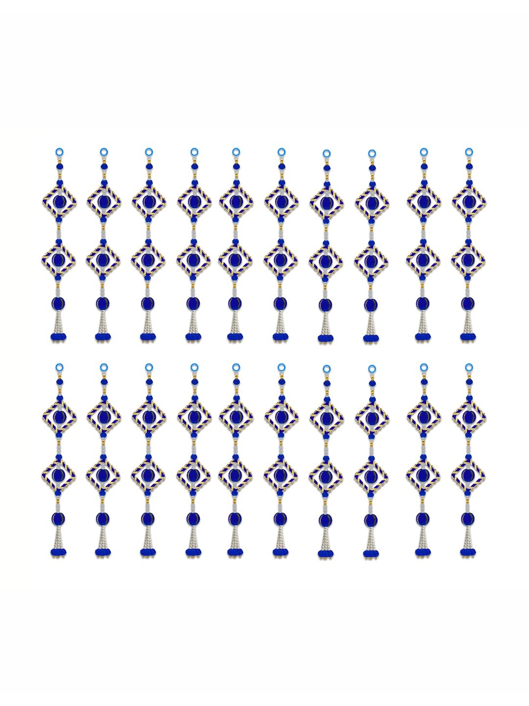 

iHandikart Blue 20 Pieces Hanging Festive Decor