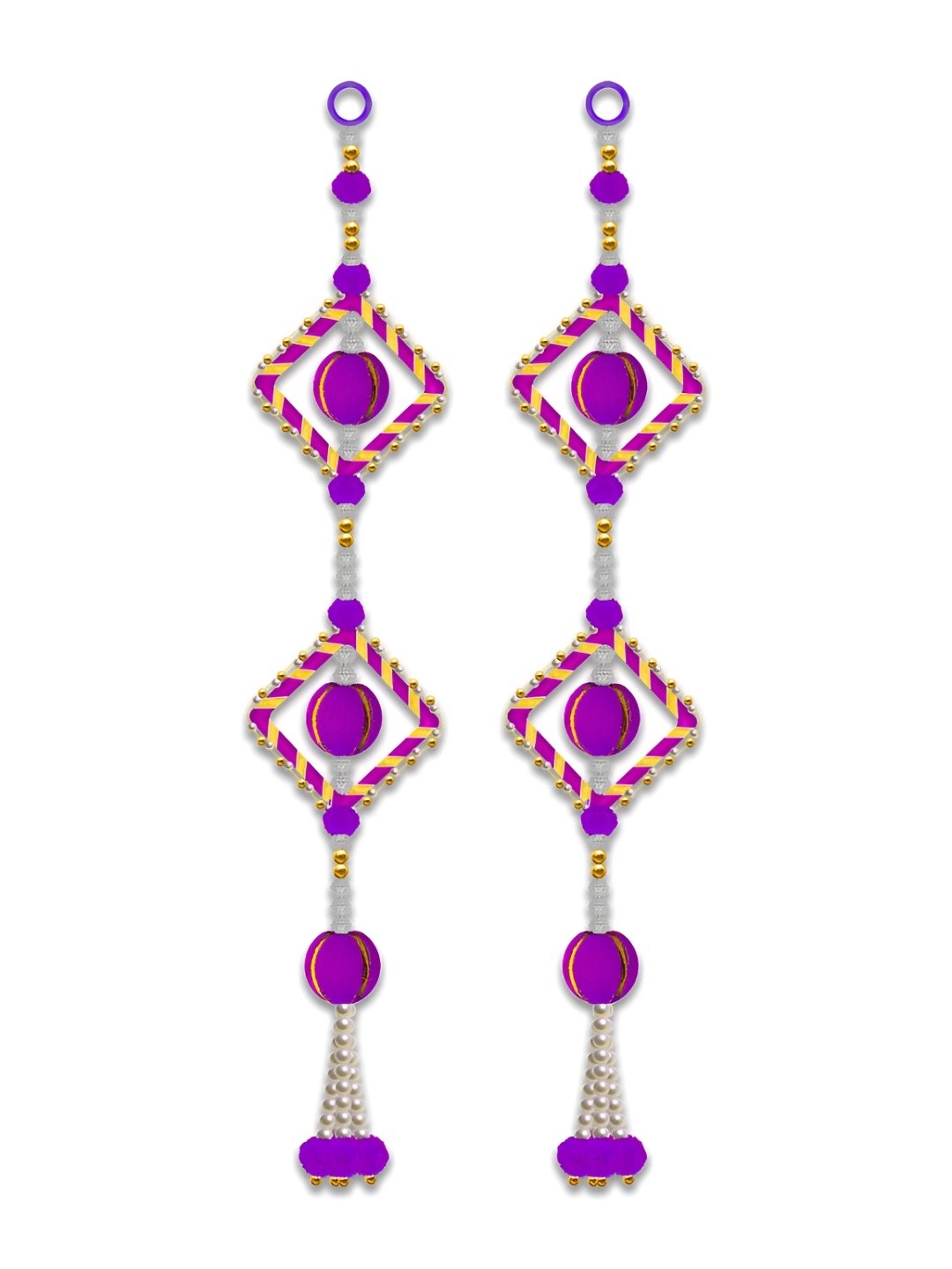 

iHandikart Pink 2 Pieces Hanging Festive Decor