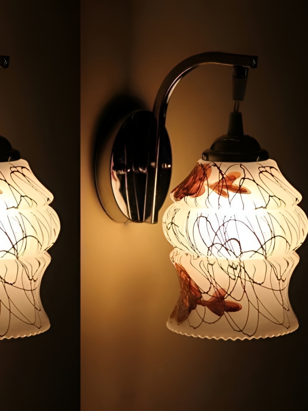 

Afast White Glass Wall Lamp