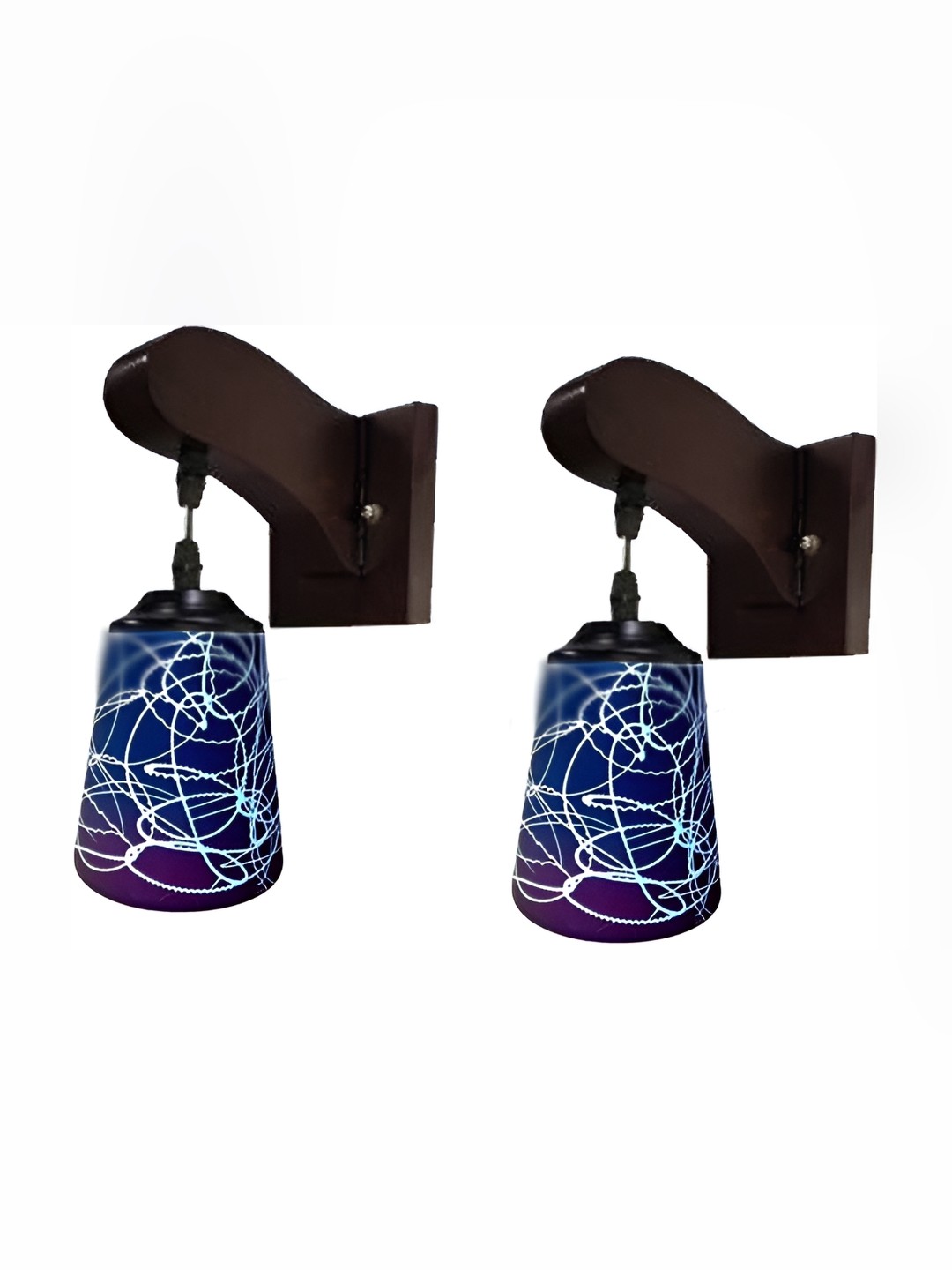 

Afast Blue Glass Wall Lamps
