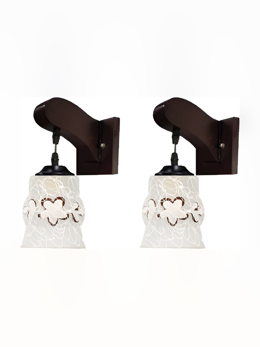 

Afast White 2 Pcs Glass Wall Lamp