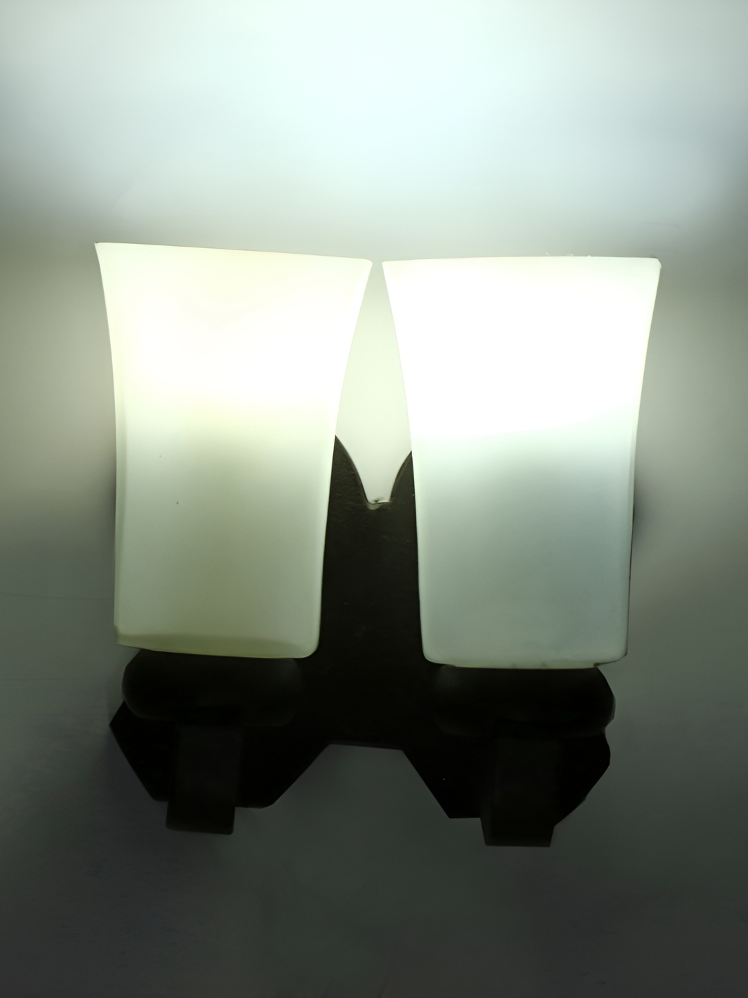 

Afast White & Black 2 Pieces Abstract Shaped Glass Wall Lamps