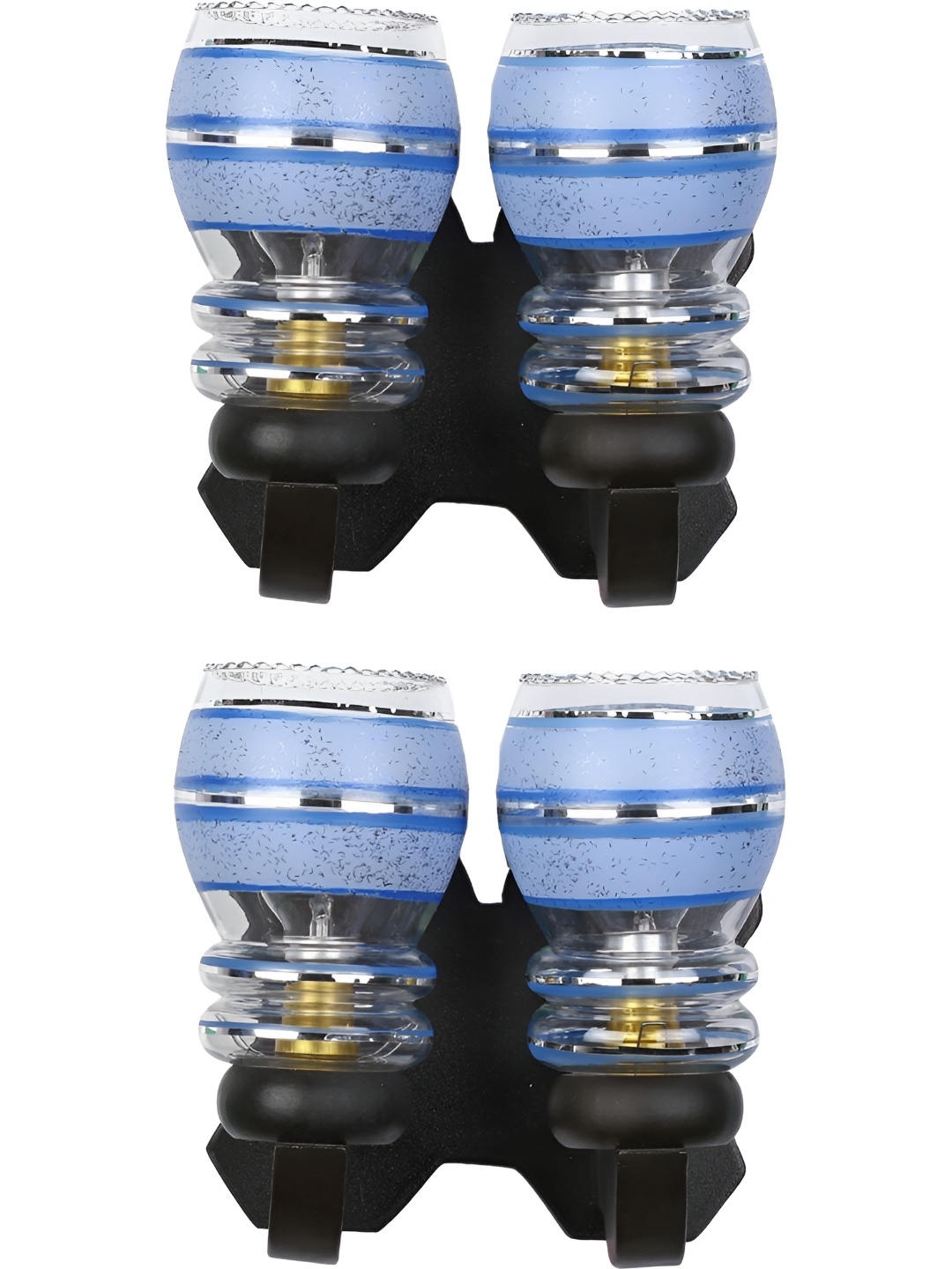 

Afast Blue 2 Pcs Glass Wall Lamps