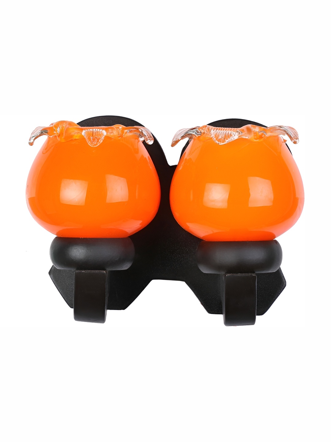 

Afast White 2 Pcs Glass Wall Lamps, Orange