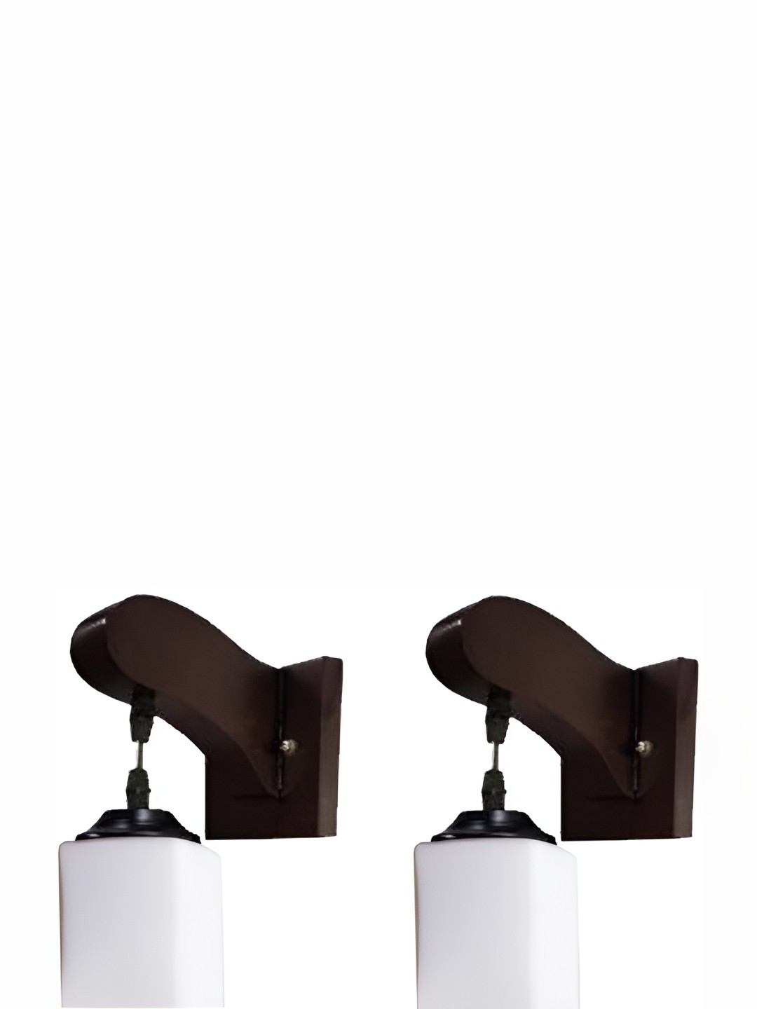 

Afast White & Black 2 Pieces Contemporary Glass Wall Lamps