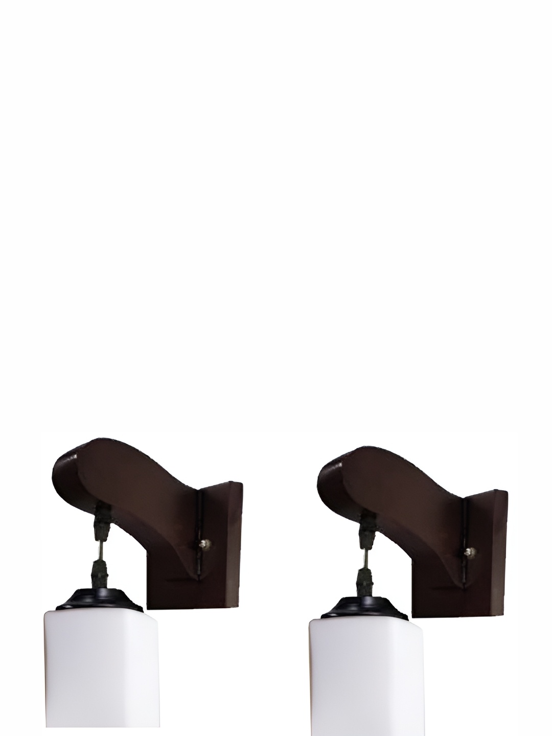 

Afast White 2 Pieces Square Glass Wall Lamp