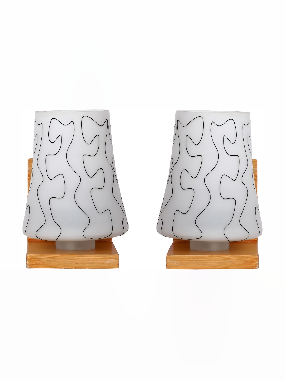 

Afast White Frustum Shaped Glass Wall Lamp