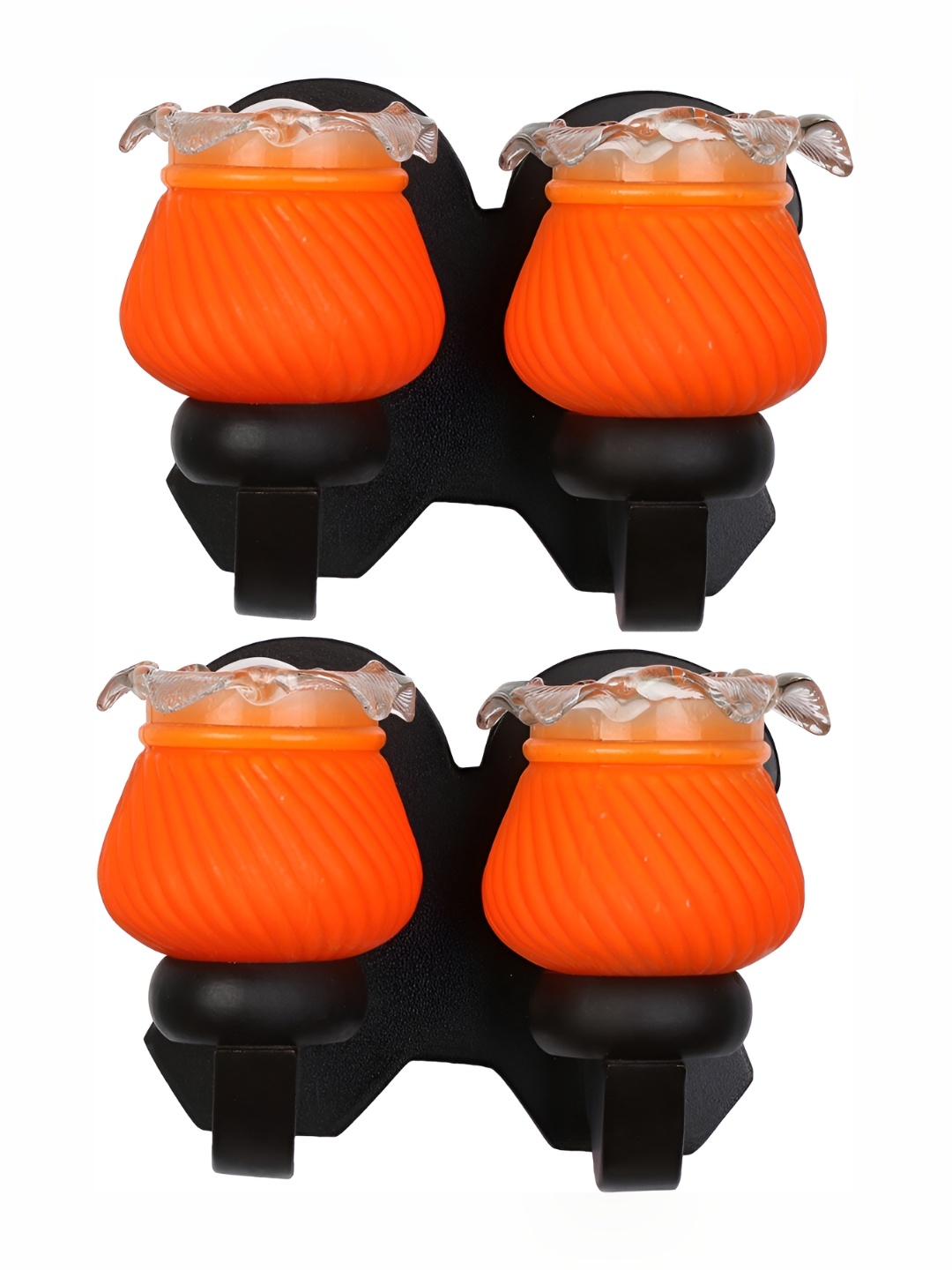 

Afast Orange 2 Pieces Glass Wall Lamps