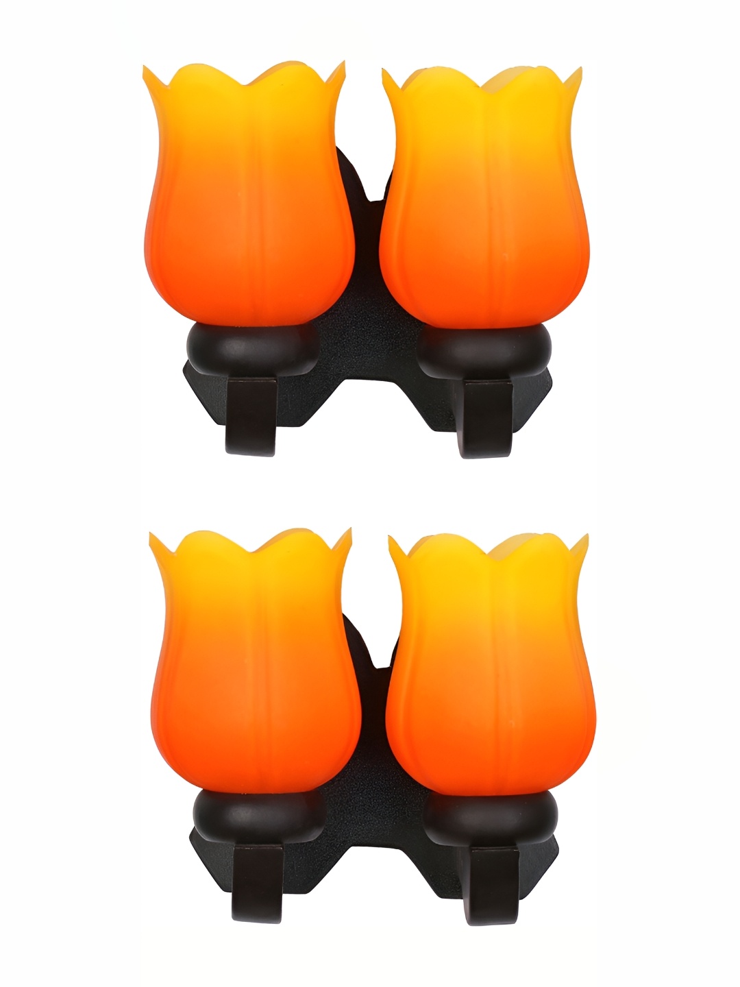 

Afast Orange 2 Pieces Glass Wall Lamps