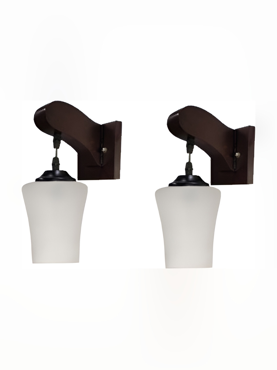

Afast White 2 Pieces Glass Wall Lamps