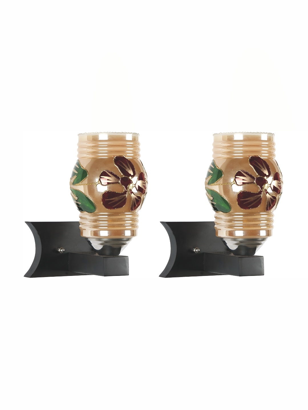 

Afast Beige & Green 2 Pieces Abstract Shaped Glass Wall Lamp