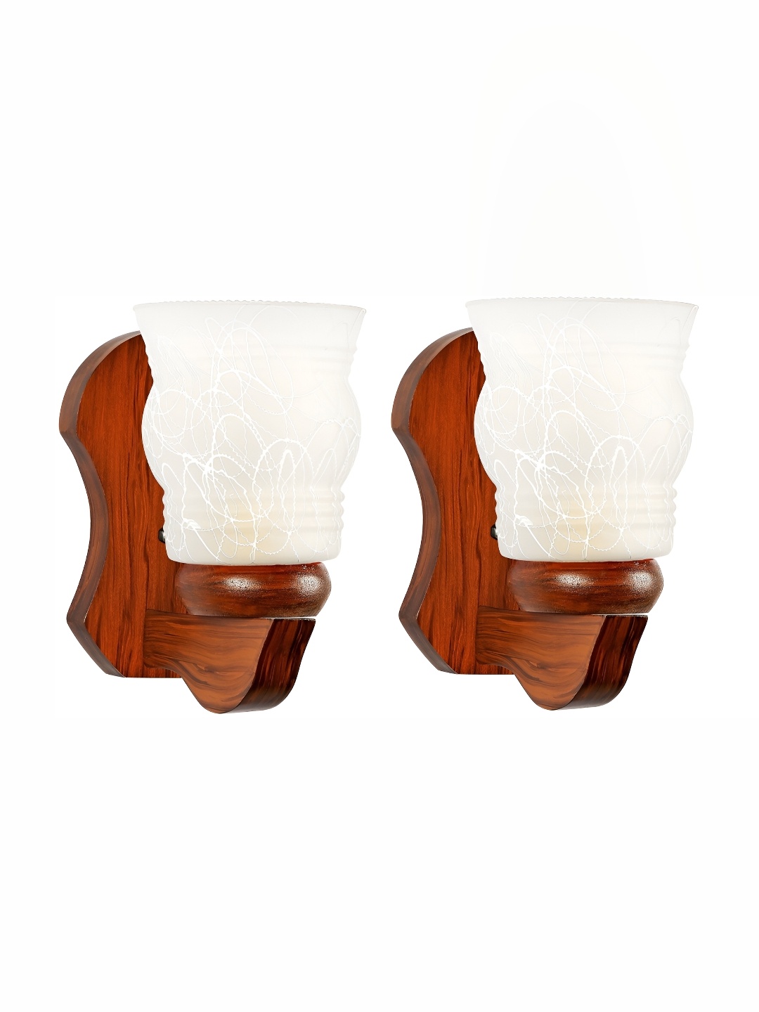 

Afast White Glass Wall Lamps