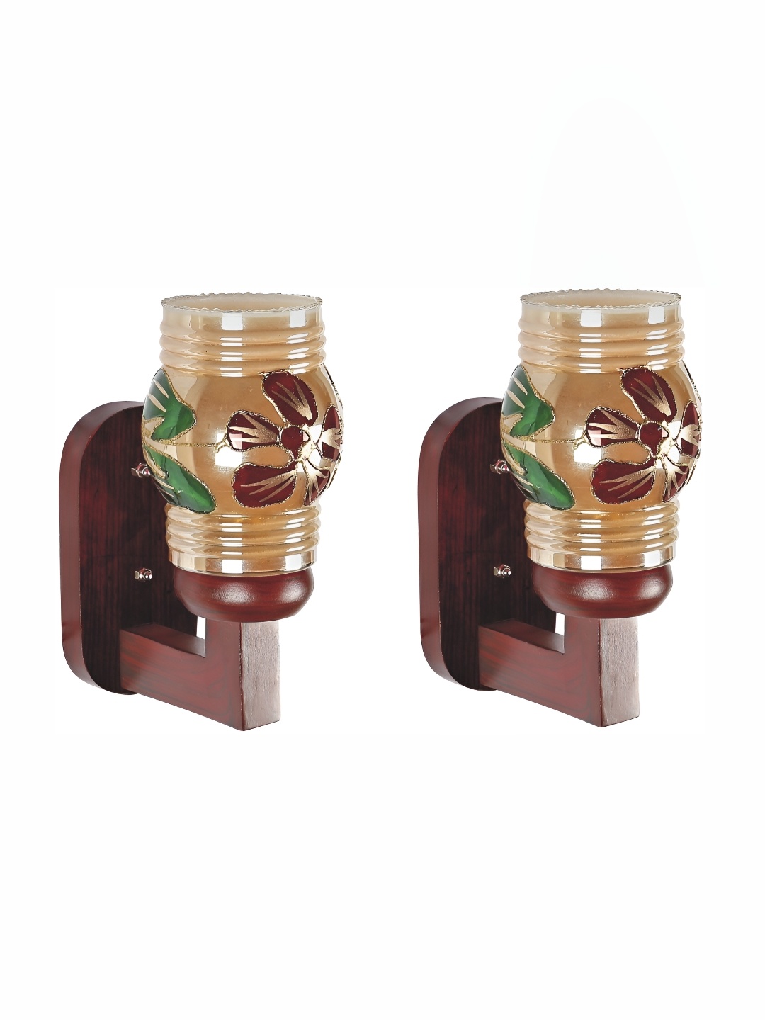 

Afast Red & Green 2 Pieces Glass Wall Lamps