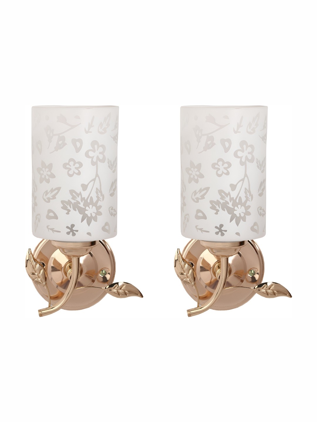 

Afast White 2 Pieces Glass Wall Lamps
